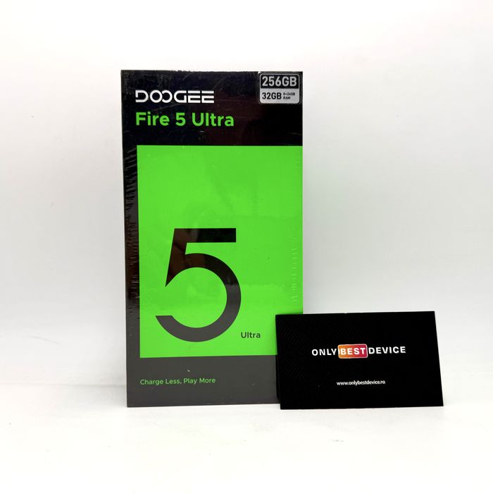 Telefon Mobil Doogee Fire 5 Ultra Twilight Gray 8+24GB RAM 256GB