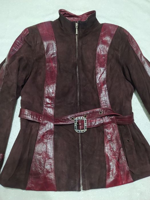 Кожаная куртка женская. 2 вида.