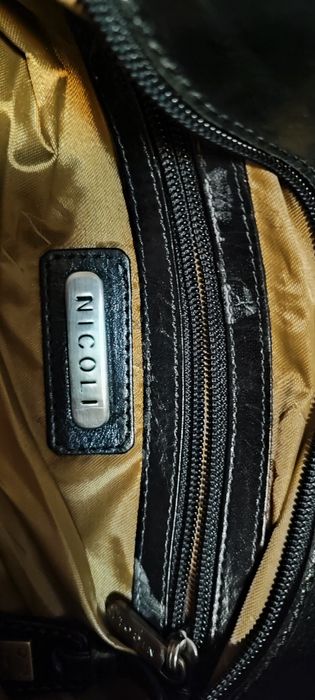 NIKOLI кожена чанта