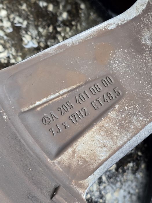 17цола оригинални джанти за MERCEDES С ДАТЧИЦИ.