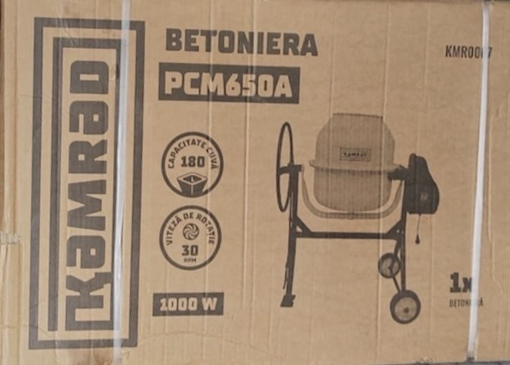 Betoniera Kamrad 180L - 1000w
