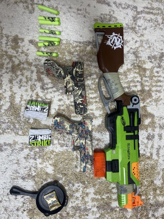 nerf slingfire zombie