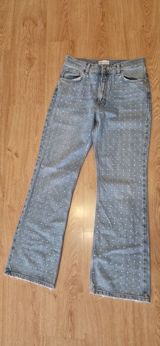 Jeans cu pietre Zara 38