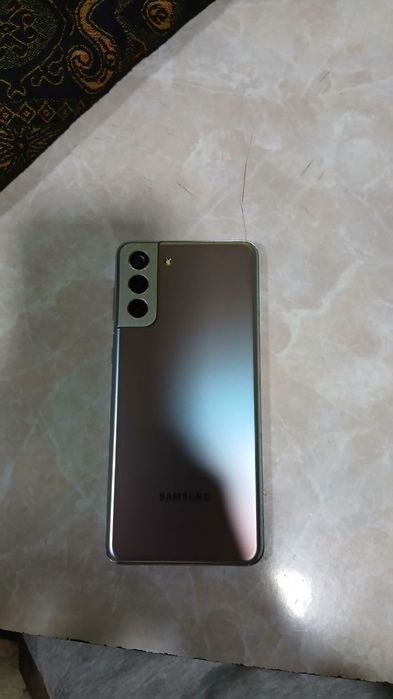 Samsung s 21 plus 5g 128 gb silver rang kar dok yoq bazi obmen bor