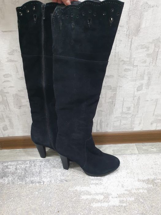 Ботфорты замшевые 38 размер