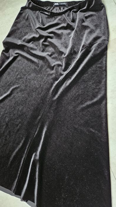 Zara fusta catifea maxi L