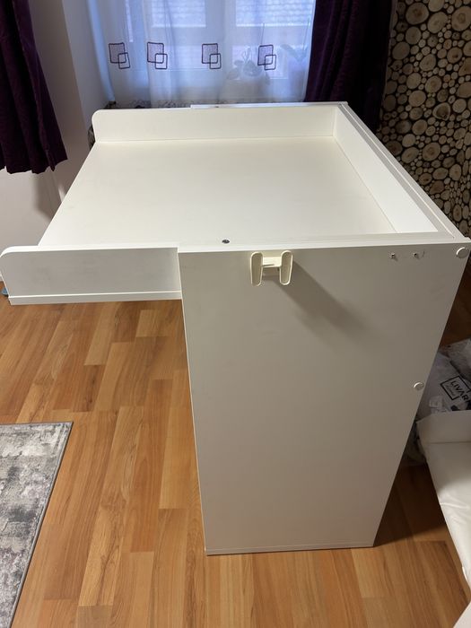 Masă înfasat alba 90x79x100