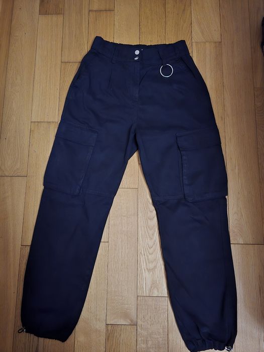 Черен панталон Bershka