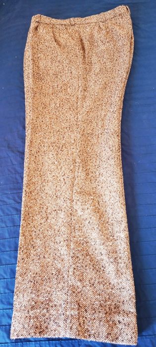 Мъжки вълнен панталон 58 размер с цип, талия 100 см