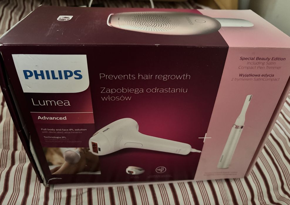 ФОТОЕПИЛАТОР Philips Lumea BRI921 - 5 скорости (250000 IPL импулси)