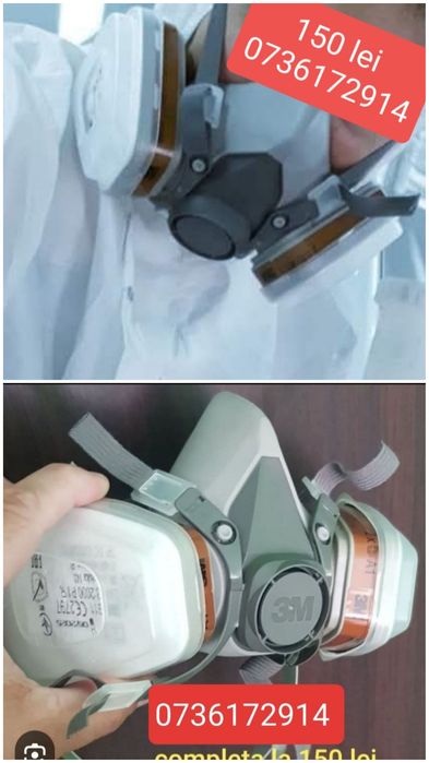 Masca de protectie profesionala 3M + accesorii full