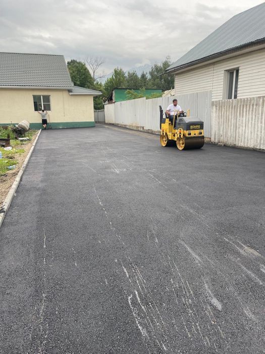 Асфальтирование Асфальт Укладка Асфальта