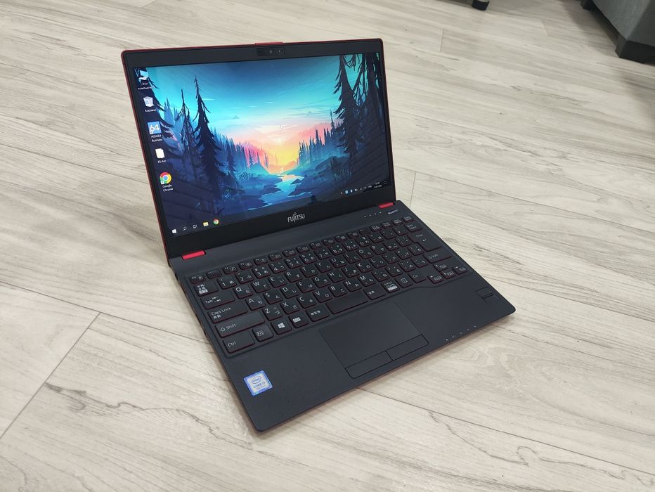 Сенсорный Fujitsu Lifebook Product Red