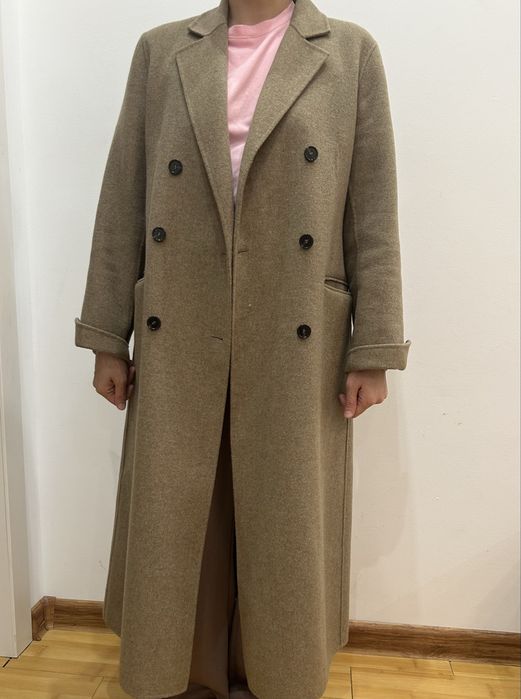 Длинное женское пальто Massimo Dutti