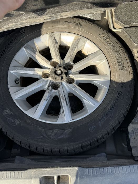 Диск с новой летней резиной