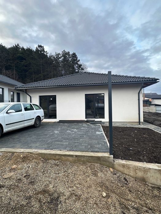 PF vand casa pe un singur nivel, in sat Popesti, 100mp utili,