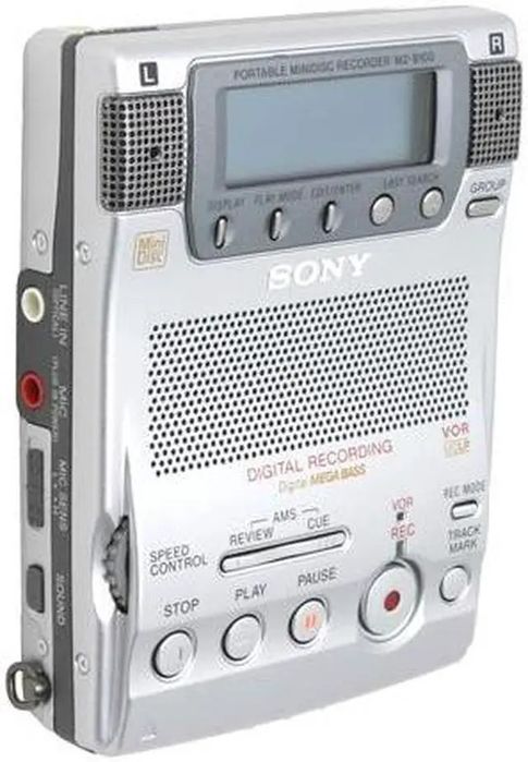 Sony mz-b100 минидиск RECORDER  стерео запись килади