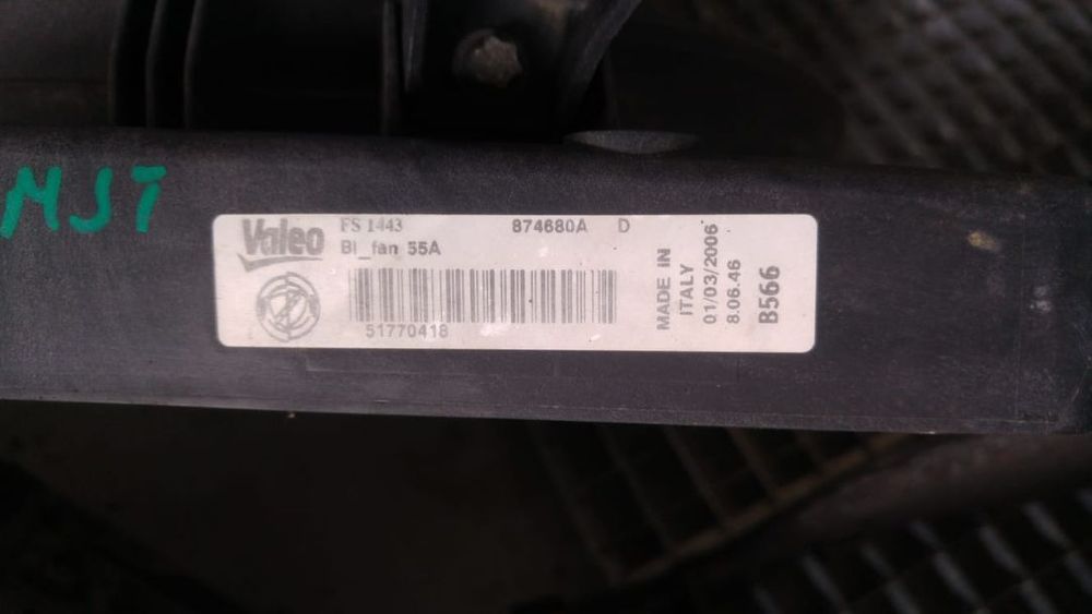 Electroventilator fiat croma 1.9 jtd 874680a 874678e