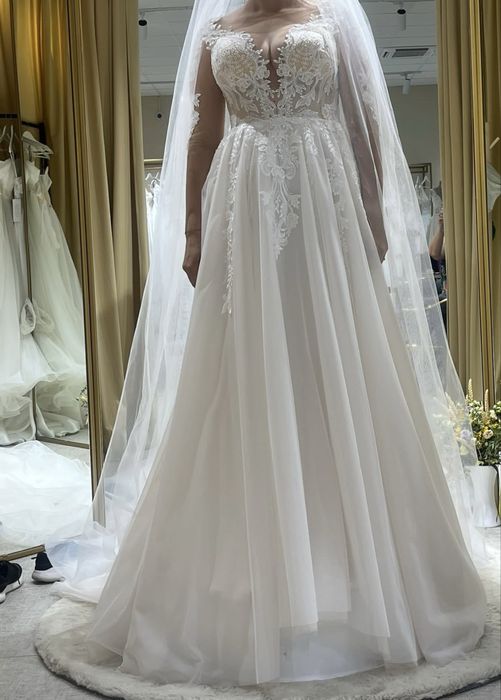 Rochie mireasa A-line printesa