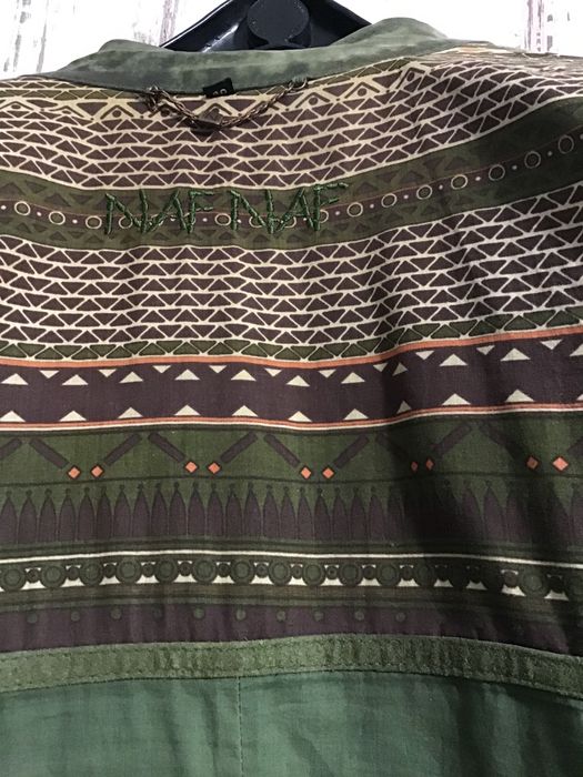 Palton piele autentica Naf Naf, marime 40, Franta