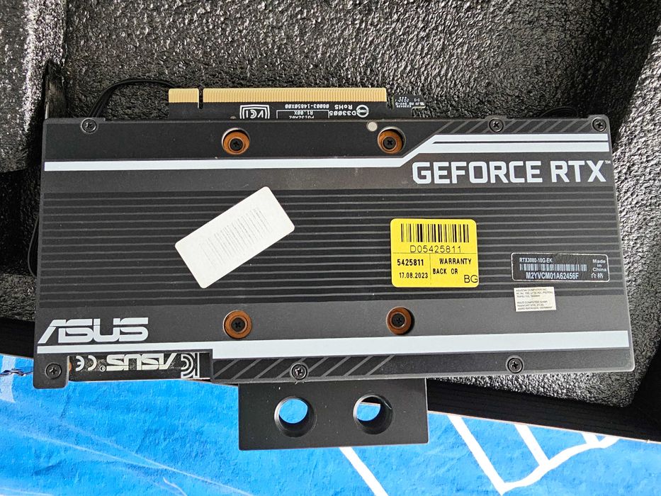 2БР RTX3080 XTREME WATERFORCE Asus EKWB Gigabyte Aorus Geforce  видеокарта videokarta VGA водно охлаждане