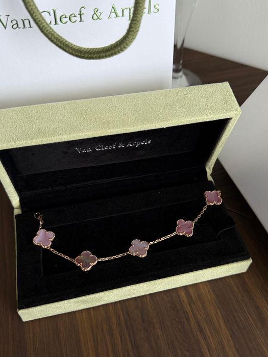 Van cleef розовый перламутр