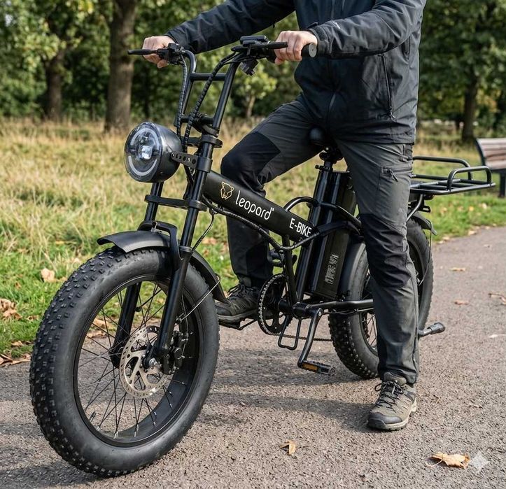 Электрофэтбайк Leopard E-Bike (Модель 2025) Электровелосипед
