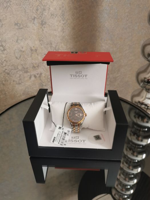 Ceas Tissot dama argintiu și auriu