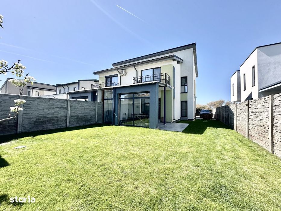 Duplex cu 4 camere mobilat si utilat - 120 mp utili - Mosnita