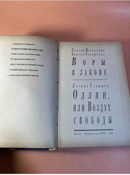 Книга Леонида Габышева ОДЛЯН