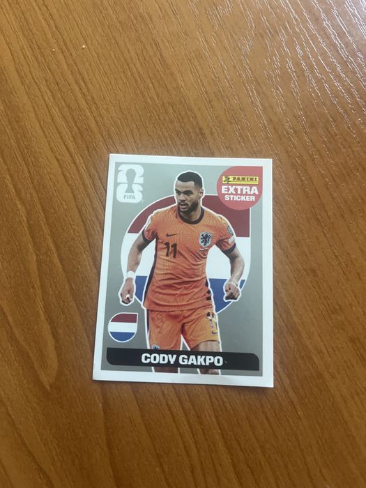 Extra sticker Cody Gakpo silver