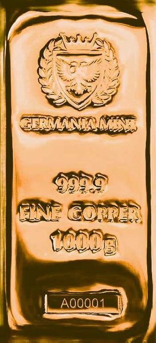 Lingou De Cupru GermaniaMetals 999.9% | 1KG.buc 9%subTavex