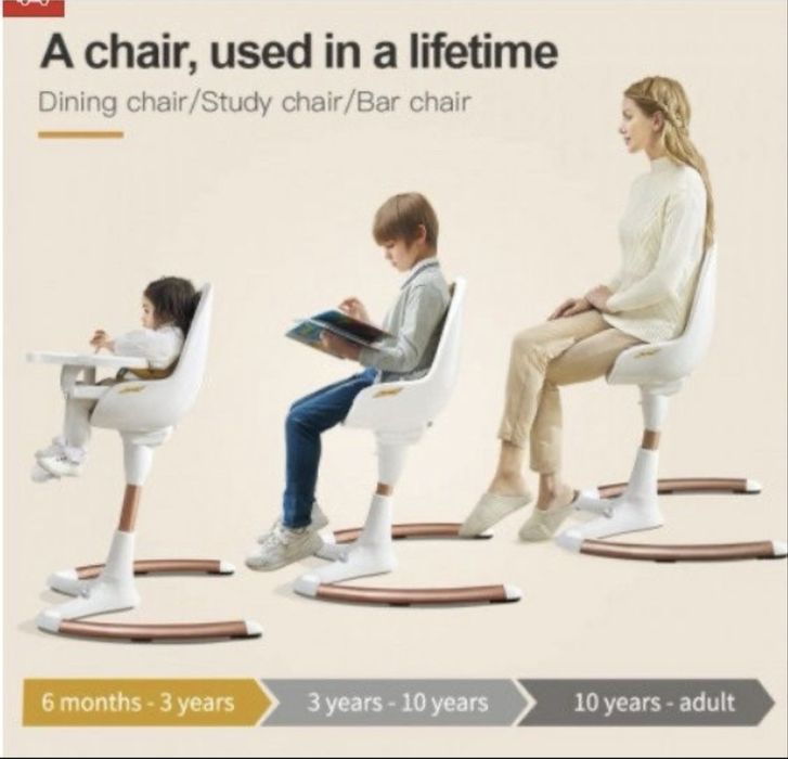 Scaun pentru Hranire Copii 3 in 1 hot mom 0-50kg