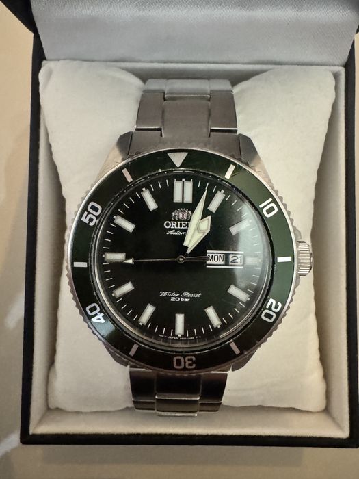 Orient Mechanical Sports Green Sapphire
