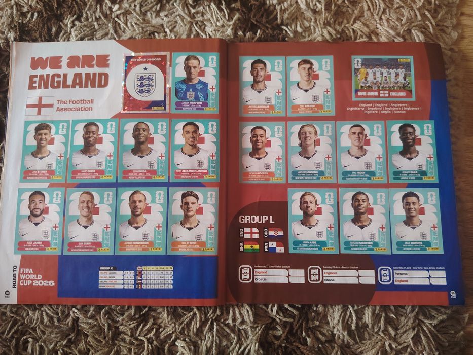 World cup 2026 panini album complet