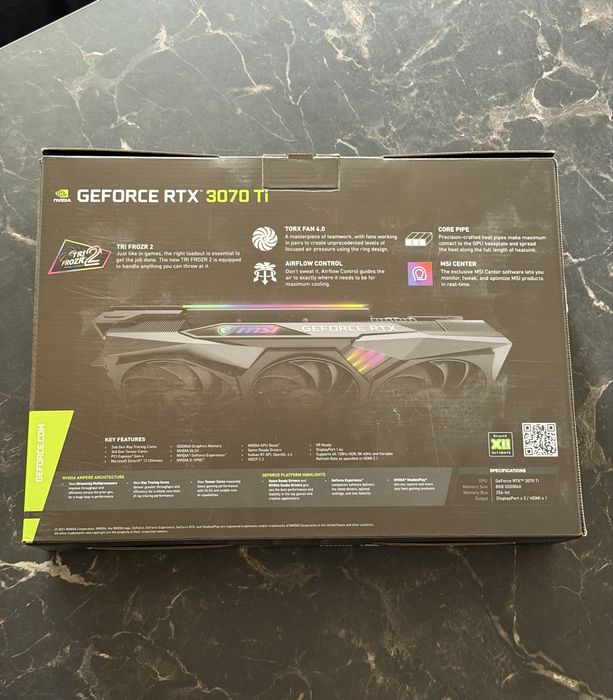 Видеокарта 3070TI Geforce RTX Gaming X Trio