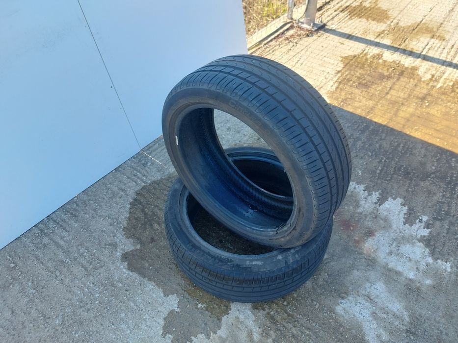 125 lei bucata! Doua anvelope de vara 215 45 18 Pirelli! 7 mm