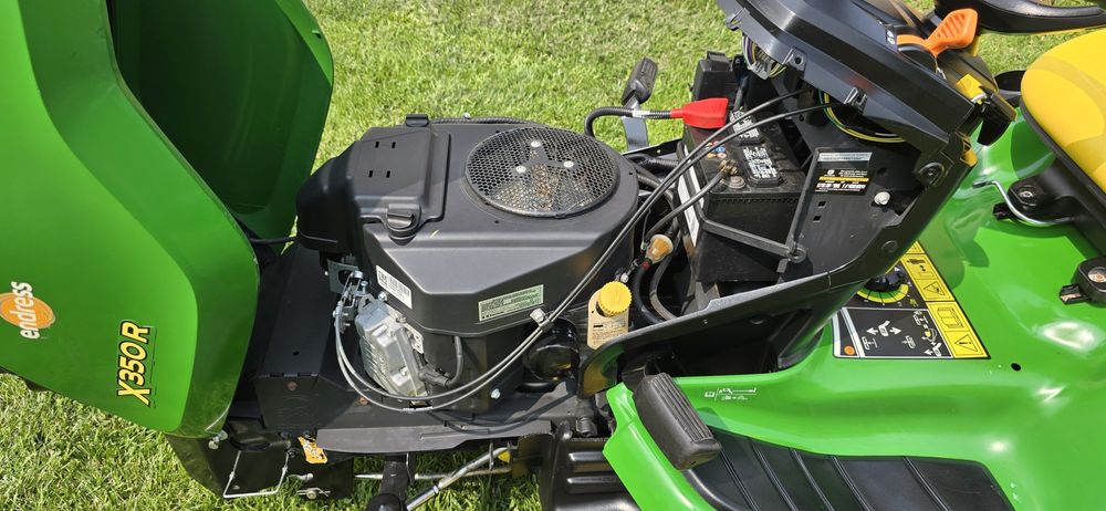 John deere X350R,  tractoras gazon, cositoare iarba