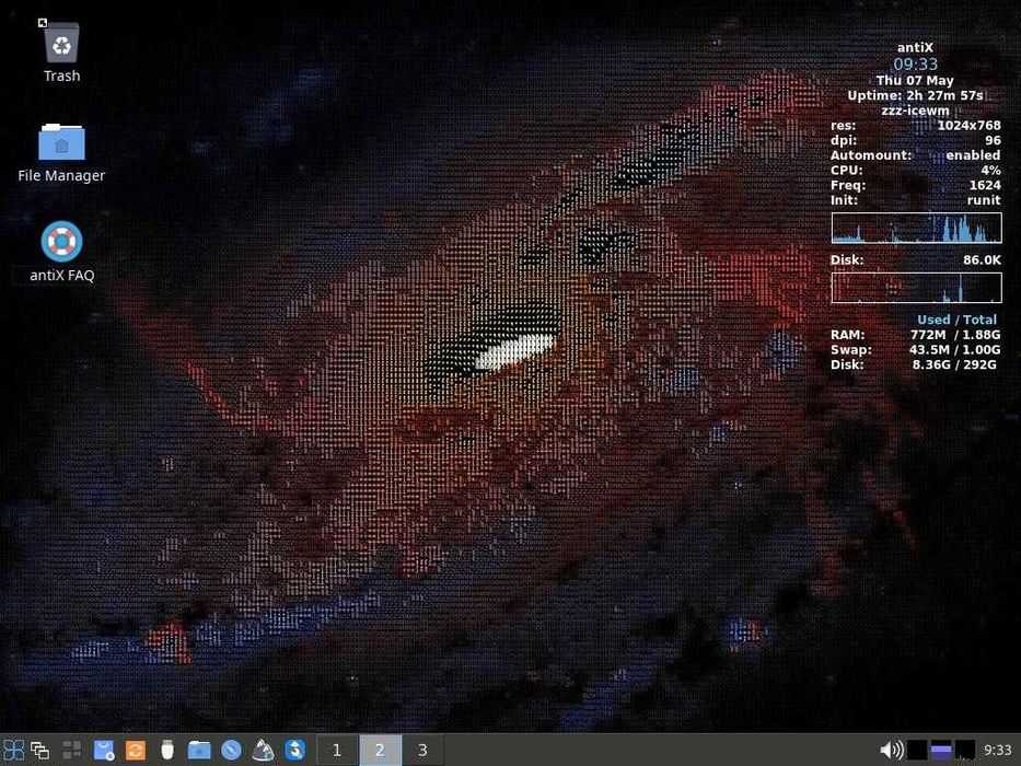 Ofis uchun kompyuter / Linux antiX / Pentium G2030