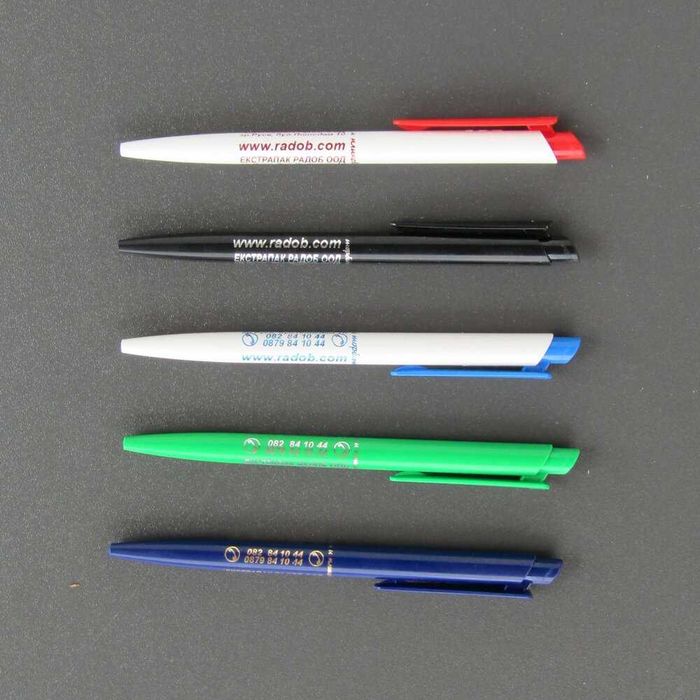 Рекламни химикалки с GOLD печат с вашето лого