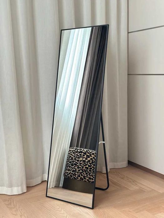 Зеркало полный рост настенное напольное золотое чёрное пряно угольное