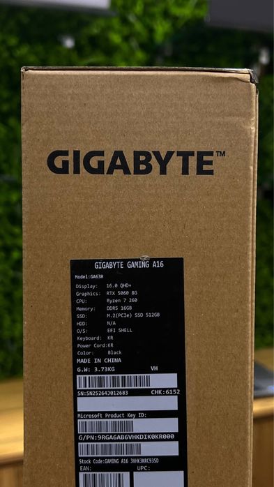Gigabyte A16 GA63H