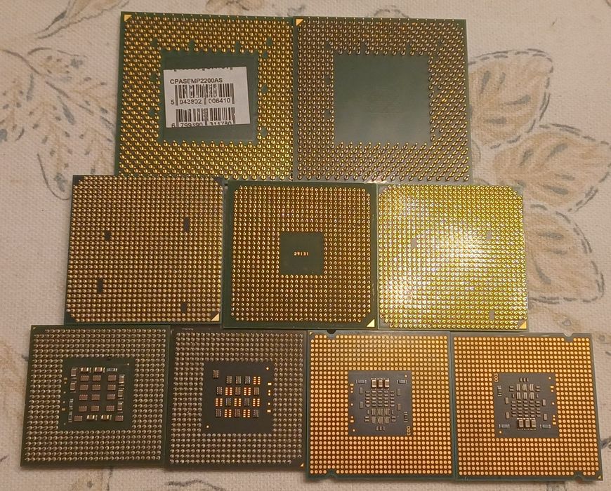 Lot 9 procesoare Intel Pentium Celeron AMD Sempron Athlon