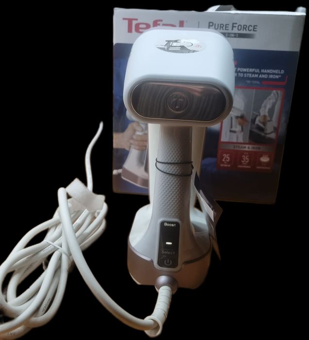 Aparat calcat rufe cu aburi Tefal Pure Force 2 in 1  DT87XX