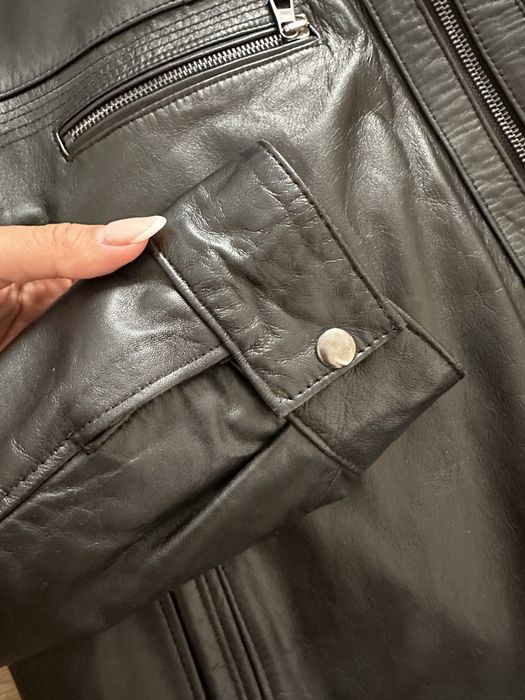 Мъжко яке от естествена кожа