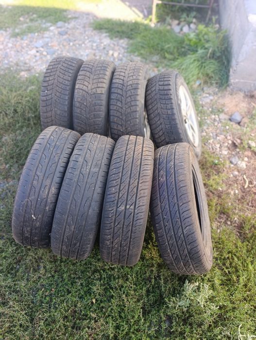 Продам шины с дисками накаченные