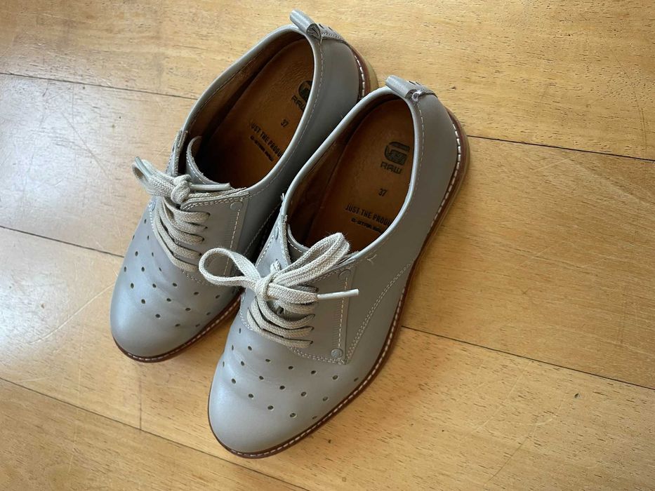 Кожени обувки G-STAR RAW, размер 37