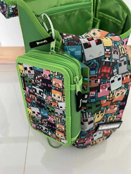 Ученическа раница Minecraft Ergonomic от 3 части