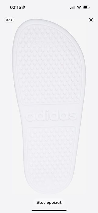 Papuci slapi Adidas marimea 44,5-45 noi in cutie