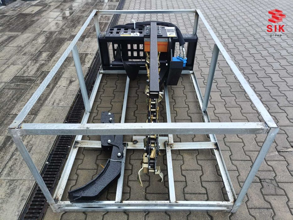 Trencher pentru săpat șanțuri – compatibil Bobcat, JCB, Komatsu, Gehl